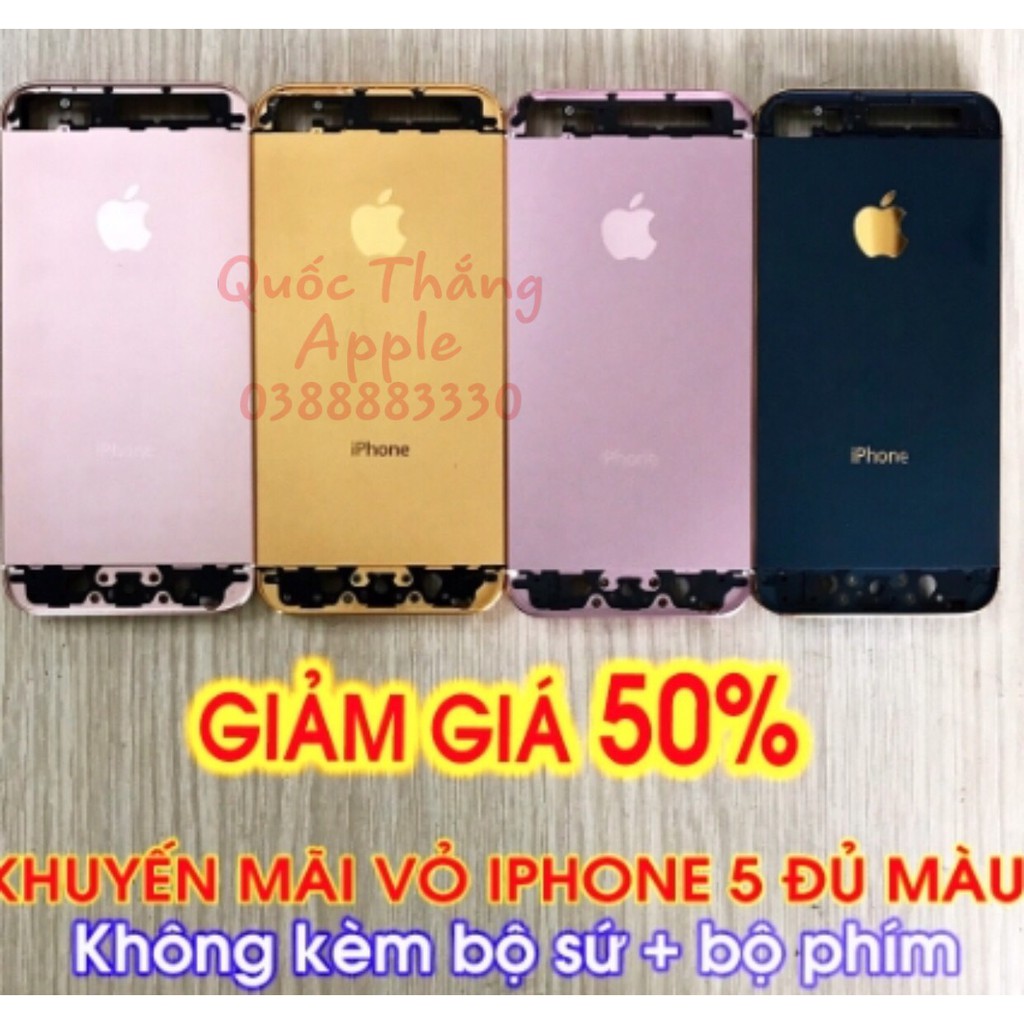 [GIÁ SỐC] Vỏ IPhone 5 Giá Rẻ Giảm Giá 50%