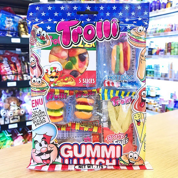 Kẹo Dẻo Trolli Gummi Lunch Đức - Bịch 77g - Date T1/2024