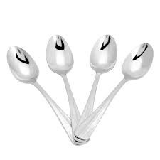 Muỗng canh vuông inox cao cấp, set 10 muỗng inox Siêu Chất Lượng Thép Không Gỉ