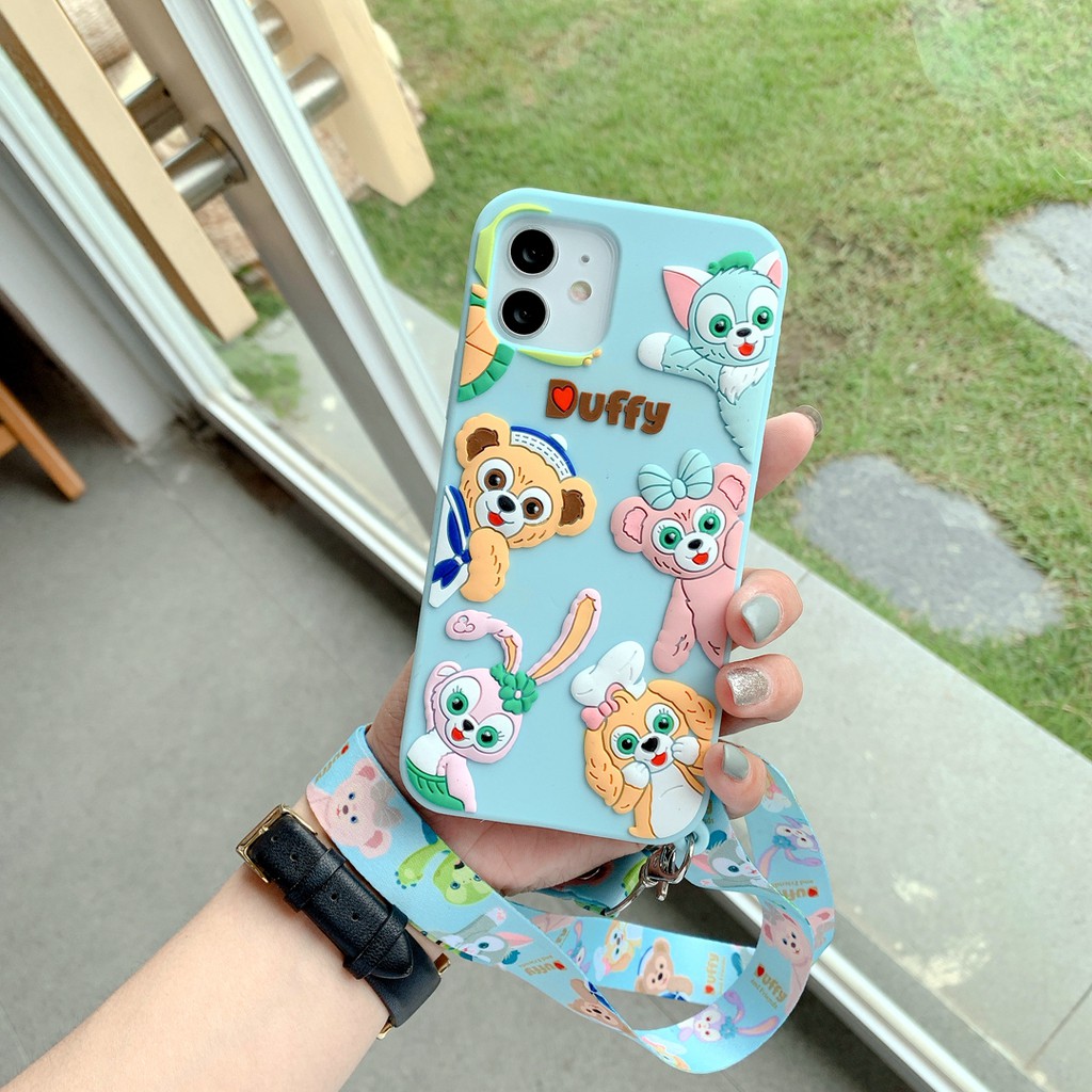 Ốp điện thoại silicon mềm hình hoạt hình 3D thích hợp cho Iphone 12 Pro Max 11 Pro Max Xs Max Xr X 7 8 Plus 6 6s Plus