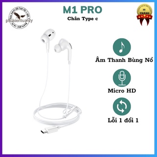 Tai nghe dây Hoco M1 Pro Type-C tích hợp micro dây tráng men dài 1.2M chất lượng ổn định rõ nét