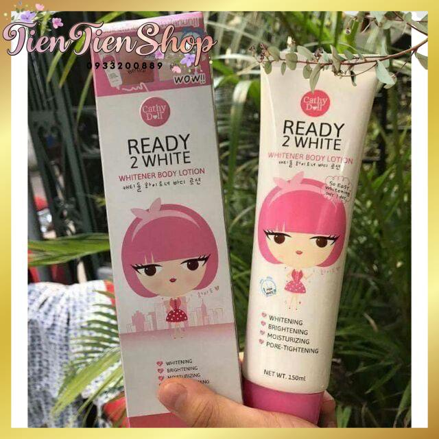 LOTION DƯỠNG THỂ TRẮNG DA CATHY DOLL READY 2 WHITE