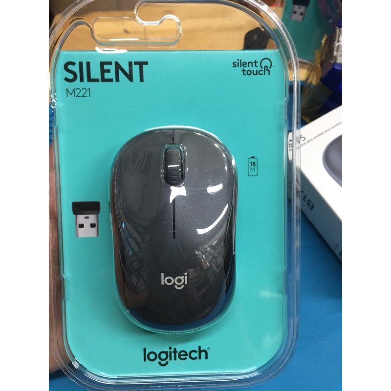 Chuột không dây Logitech M221 yên tĩnh trong tưng cú nhấp
