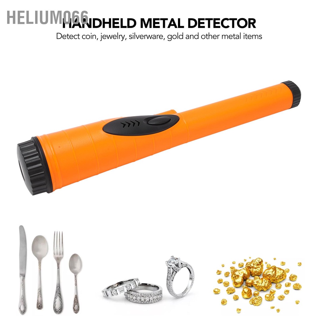 Máy dò kim loại cầm tay Quét 360 độ định vị chống thấm nước có nhạy cao Helium066