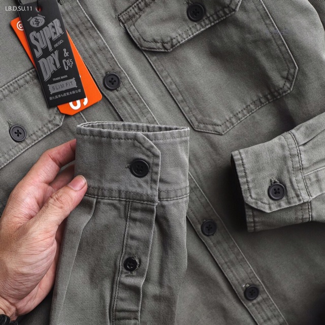 ÁO SƠ MI DENIM 2 TÚI CAO CẤP | BigBuy360 - bigbuy360.vn