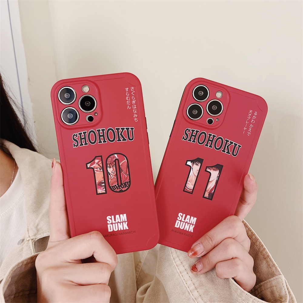 Ốp điện thoại mềm họa tiết hoạt hình Slam Dunk cho iPhone7/8/se2 7plus/8plus iPhonex/xs iPhonexsmax 11 iPhone11pro iPhone11promax 12 iPhone12promax 13promax