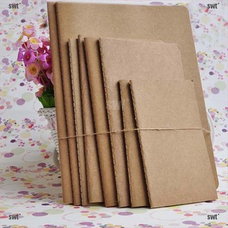 {FCC}SWT"Kraft paper notebook blank notepad book vintage journal notebooks{sweetcreature.vn}