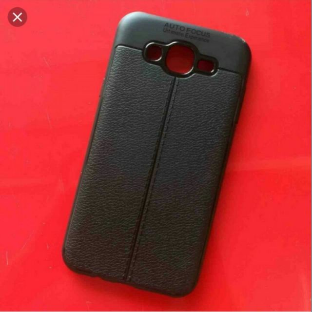 Ốp lưng dẻo vân da Auto Focus cho galaxy j7 2015 (tặng kính cường lực)