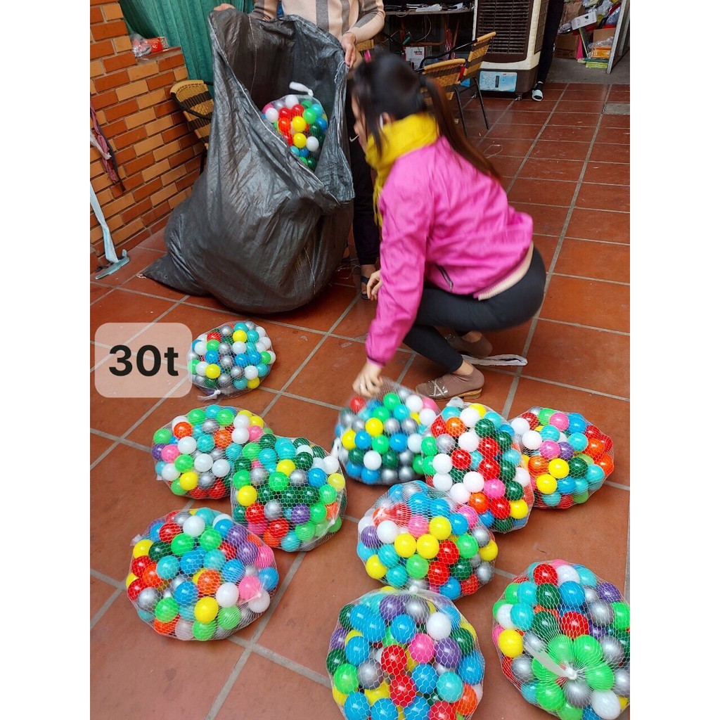 100 BÓNG NHỰA MỀM CHO BÉ