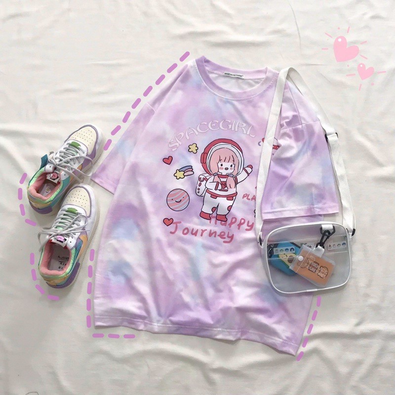 Áo loang màu spacegirl / Unisex tiedye