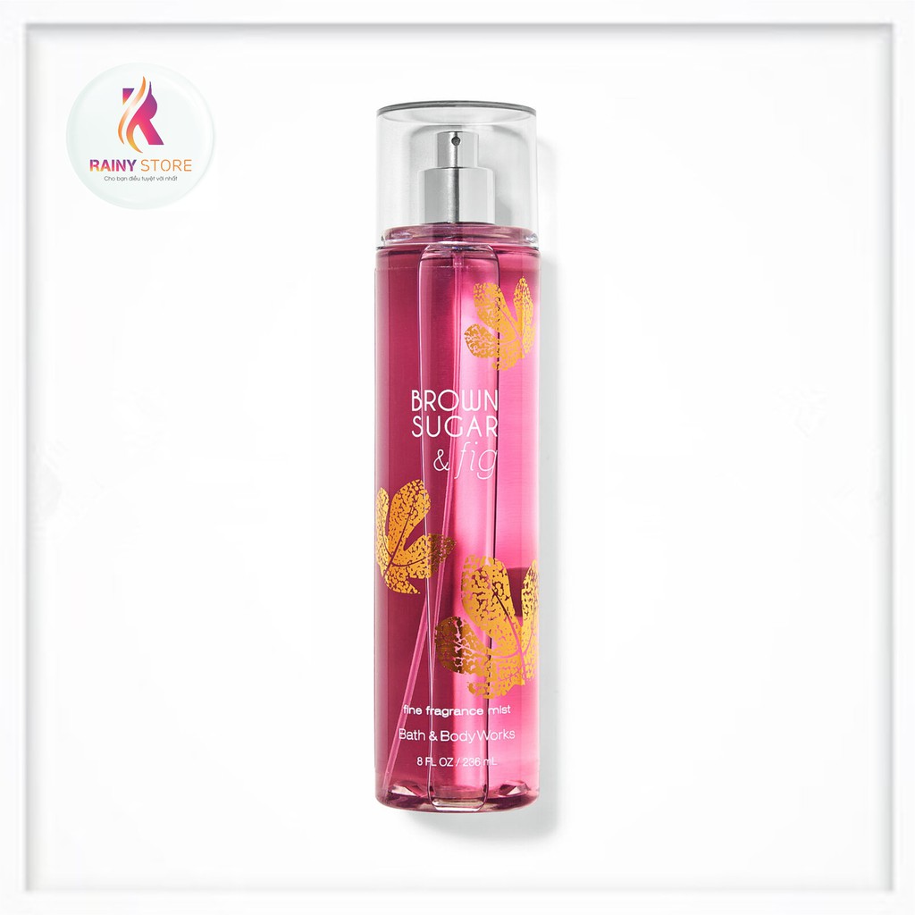 Xịt thơm toàn thân Bath & Body Works Brown Sugar & Fig 236ml