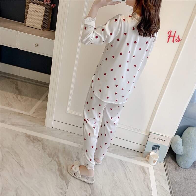 Bộ trái tim viền ren HS6