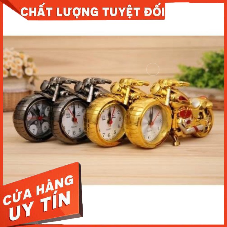 Đồng Hồ Báo Thức Để Bàn Hình Xe Môtô