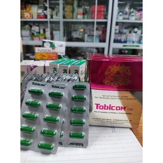 Viên Tobicom,Viên uống sáng mắt, giảm mỏi mắt, khô mắt, giúp tăng cường thị lực (Hộp 180 viên