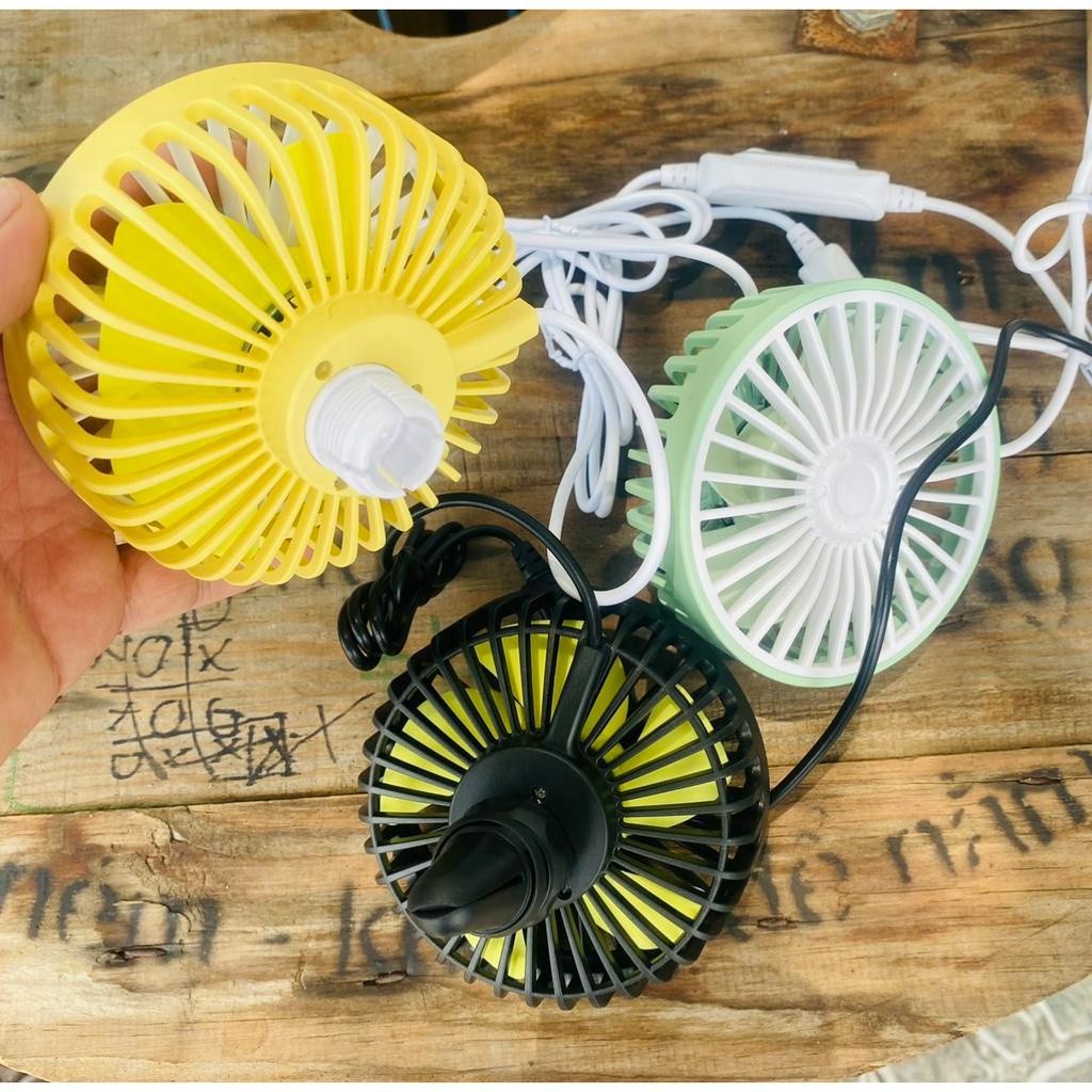 Quạt Mini Gắn Cửa Gió Ô Tô