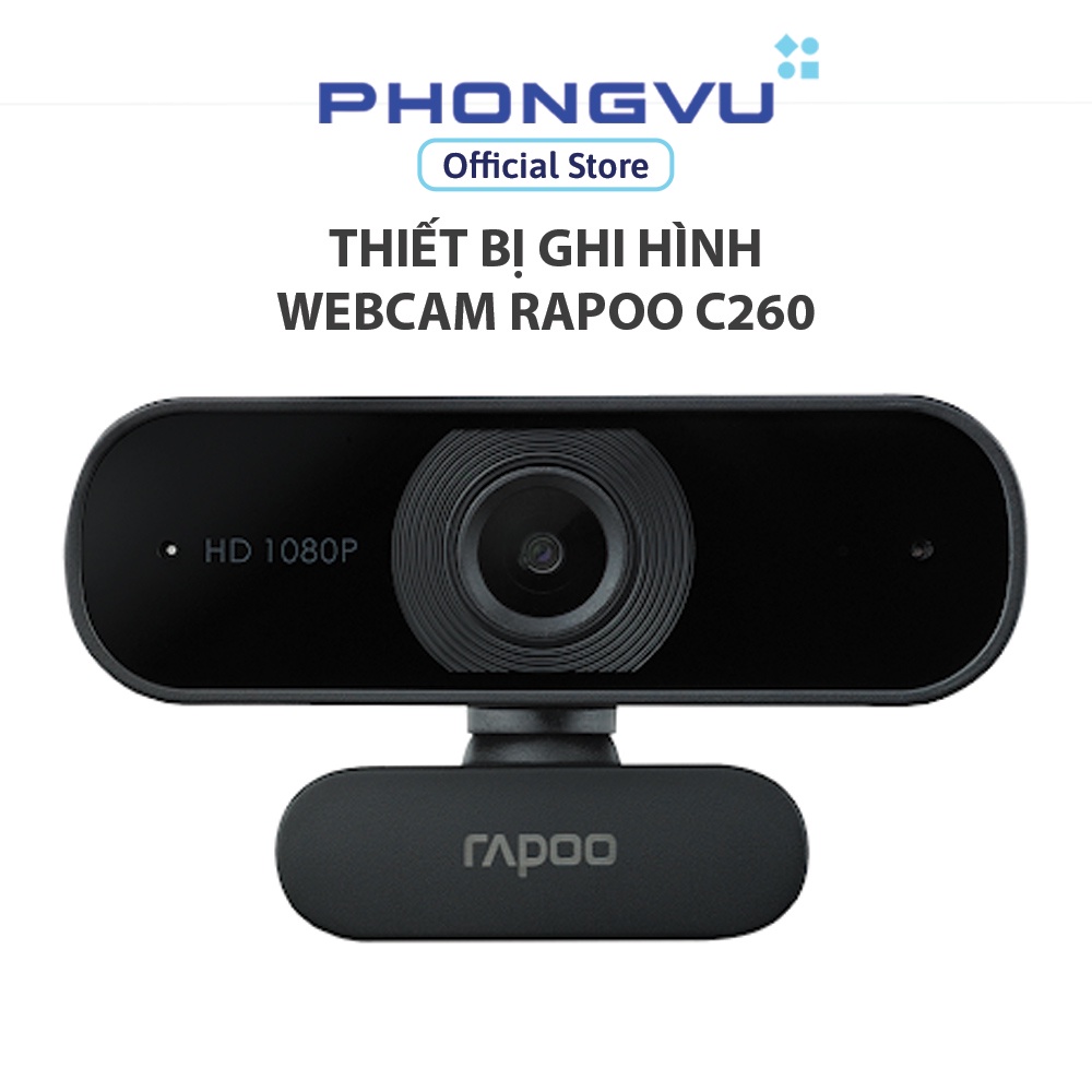Thiết bị ghi hình/ Webcam Rapoo C260 - Bảo hành 24 tháng