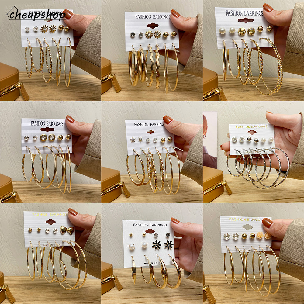 iF YOU Bộ Khuyên Tai Thời Trang Phong Cách Bohemian