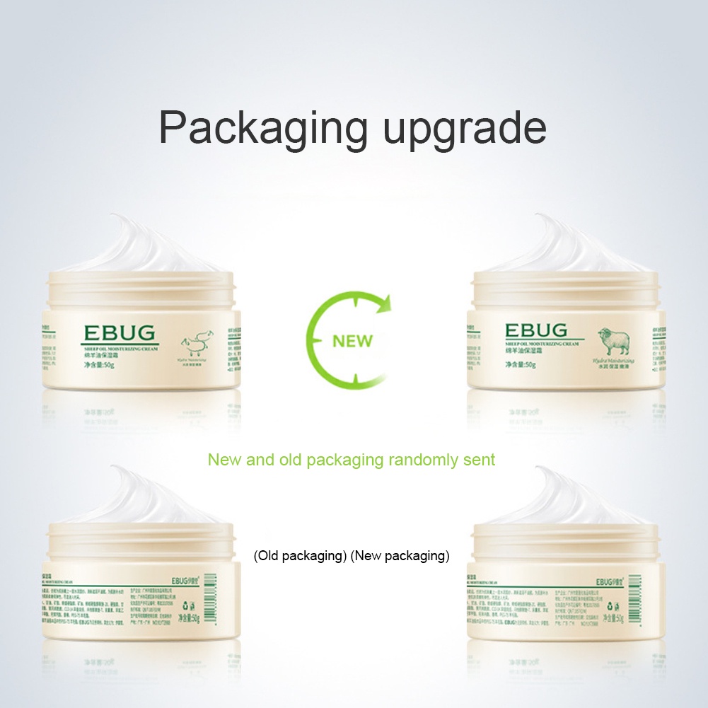 Ebug Yiluying lanolin kem dưỡng ẩm kem dưỡng ẩm kem dưỡng ẩm chăm sóc mùa thu và mùa đông