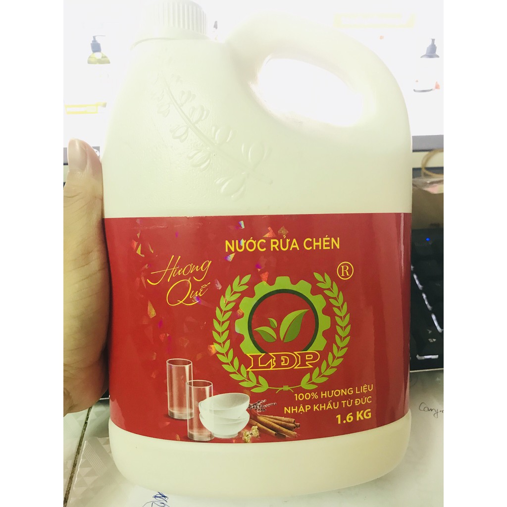 NƯỚC RỬA CHÉN SINH HỌC 1kg - 1,6kg - LÂM ĐẠI PHÚC - Mới ra hương quế dùng cực thơm