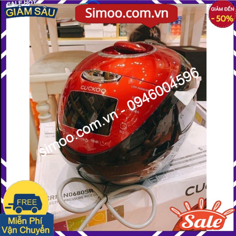 Nồi cơm Áp suất Điện tử Cuckoo CRP-N0680SR 1.08L. Bảo hành 12 tháng Shop Xin phép chỉ bán Tại Hà Nội 💥 ⚡ Simoo.com.vn �