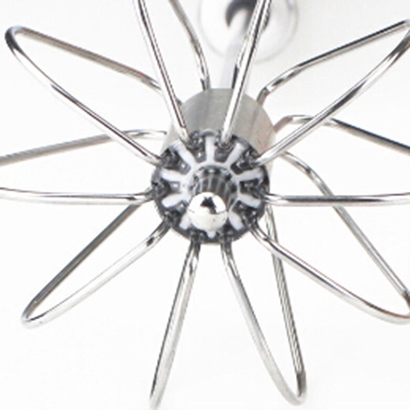 Eggbeater Hand Pressure Egg Mixer Egg Stiring Tool (Size: 30 cm, Color: Silver)