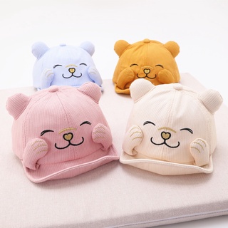 Mũ Lưỡi Trai Tai Gấu Đáng Yêu Cho Bé Trai Bé Gái 6 - 24 tháng