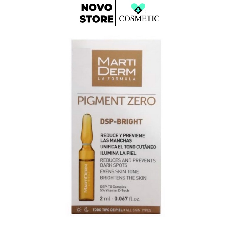 Ampoule Dưỡng Sáng Đều Màu Da Chống Lão Hoá Pigment Zero DSP Bright Hộp 1 Ống 2ml Chính Hãng