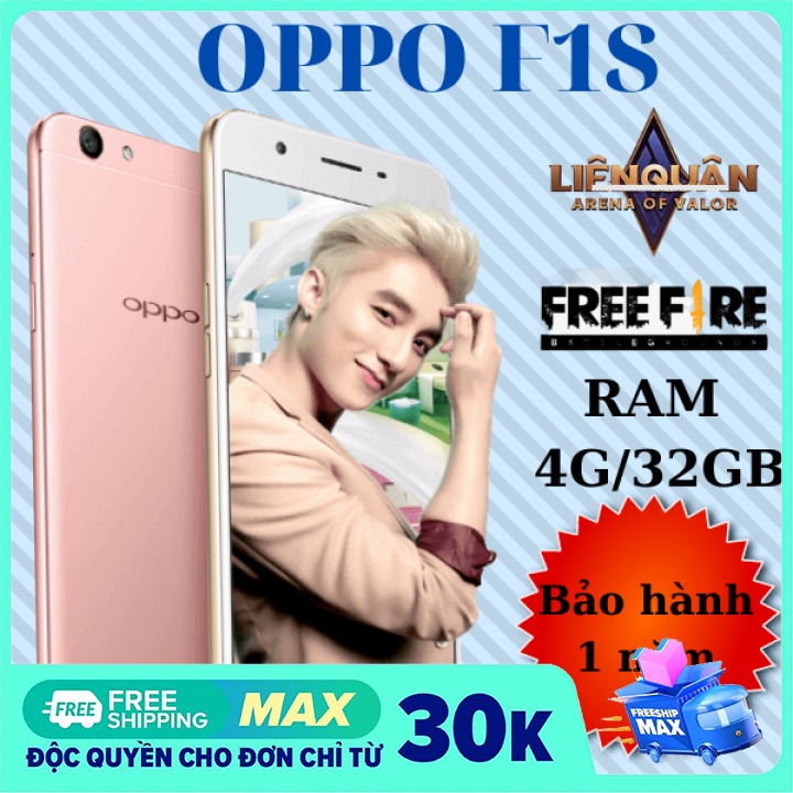 [Siêu rẻ] Điện thoại cảm ứng OPPO F1S máy 2sim RAM 3/4G Bộ nhớ 32GB-Có cảm biến vân tay, chụp hình siêu nét.. | BigBuy360 - bigbuy360.vn