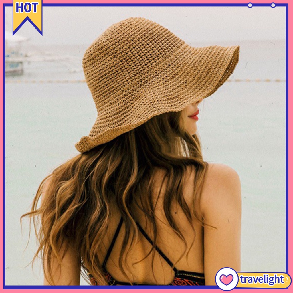 (Travelight) Nón Cối Rộng Vành Màu Sắc Thanh Lịch Cho Phái Nữ