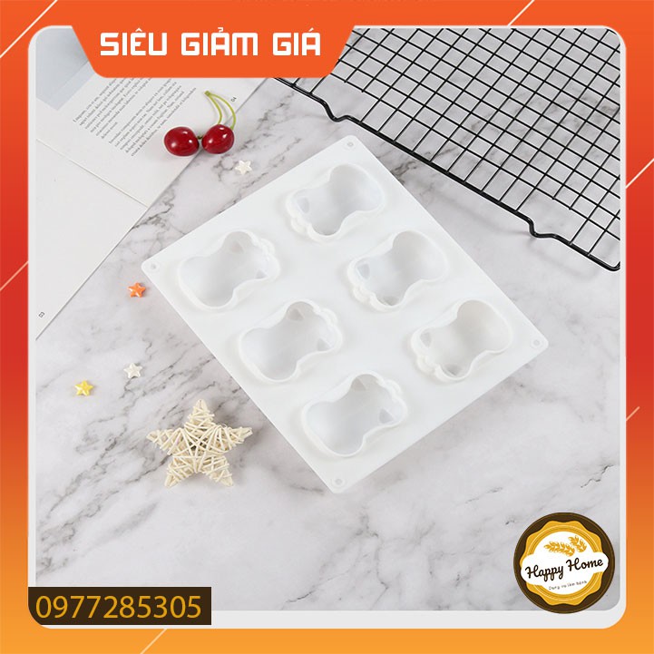 Khuôn silicon làm bánh làm thạch hình con thỏ, heo