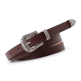 Thắt Lưng Da Phong Cách Vintage Cho Nữ