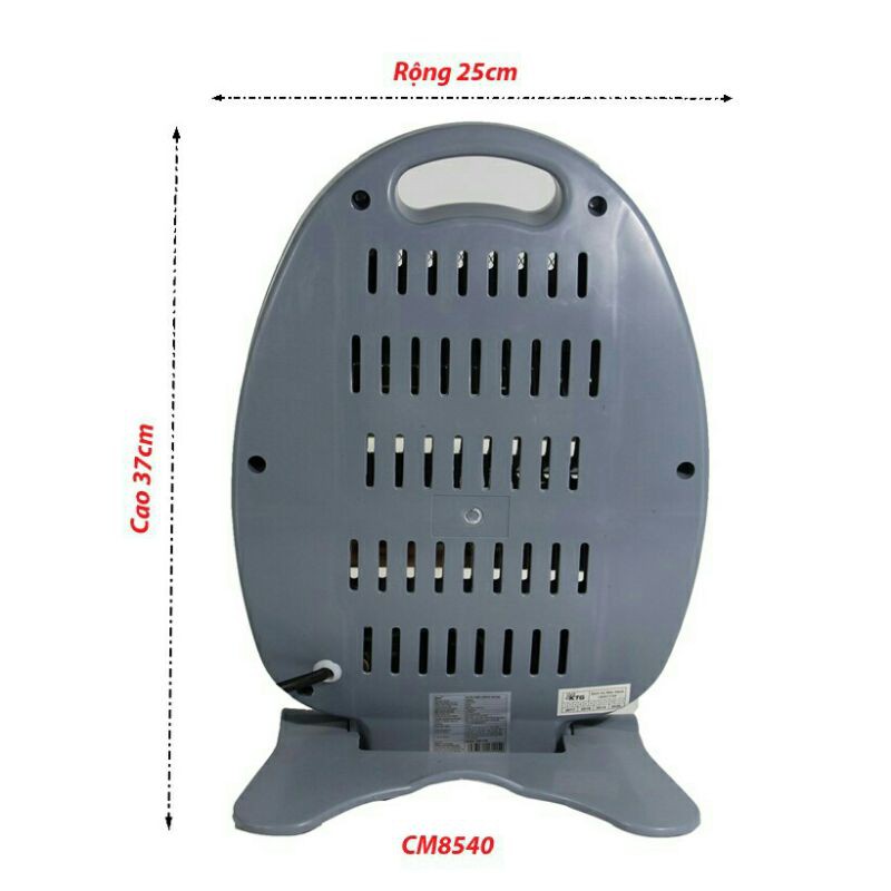 Đèn Sưởi Điện Comet-2 Bóng Hồng Ngoại CM8540