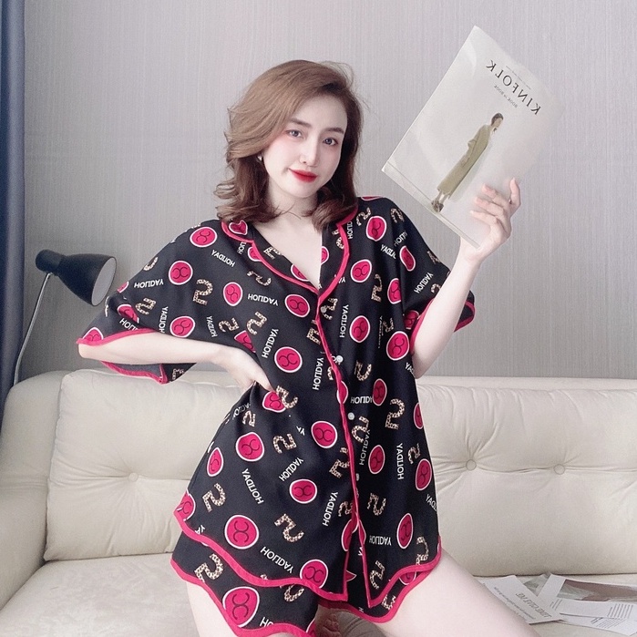 BIGSIZE Độ Mặc Nhà Pijama Đũi LỤA 50 <70KG | BigBuy360 - bigbuy360.vn