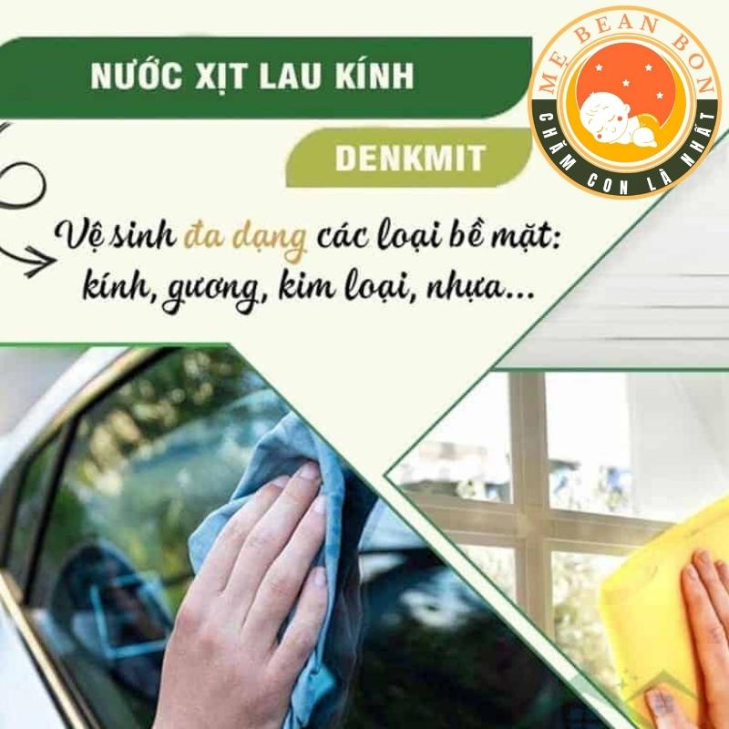 nước xịt  vệ sinh kính sạch sâu, sáng bóng, an toàn Denkmit  chai to 1 lit, hàng nội đỊa Đức - MẸ BEAN BON