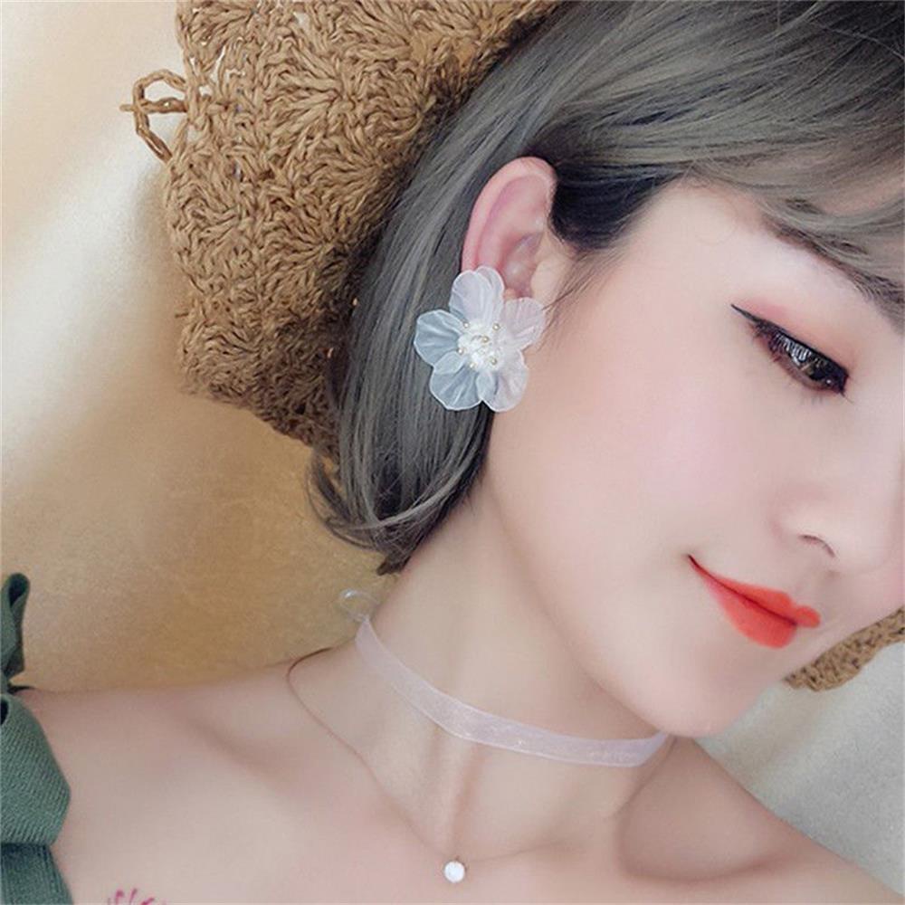 Bông Tai Hình Cánh Hoa Bằng Acrylic Phong Cách Vintage Thanh Lịch