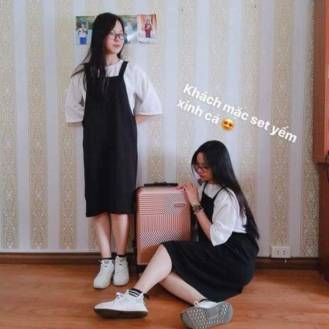 Set váy yếm tm