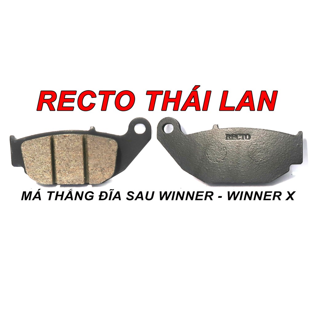 Bố thắng đĩa sau Winner, Winner X, Sonic 150, GSX 150 hiệu Recto Thái Lan