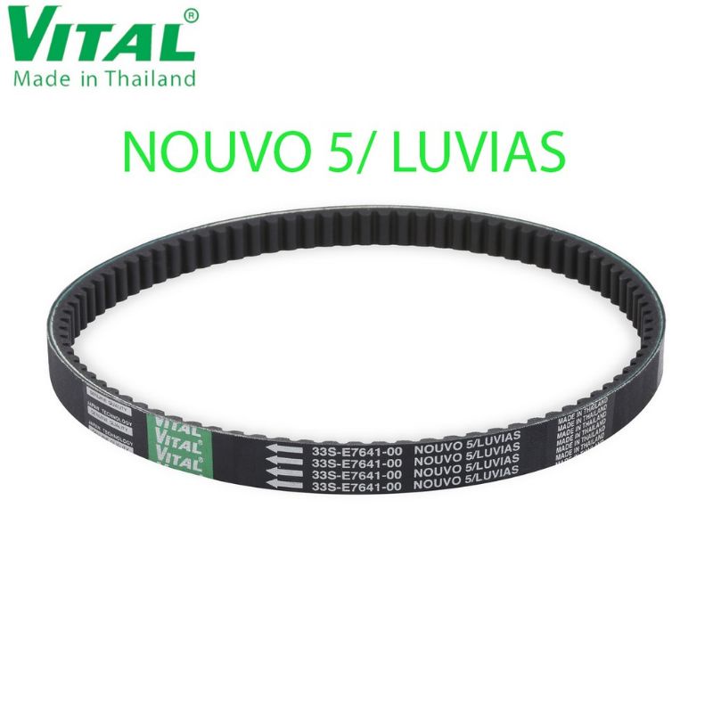 Dây curoa NOUVO 5, SX, LUVIAS - Day curoa VITAL chính hãng Thái Lan - Hàng tốt, giá rẻ do shop