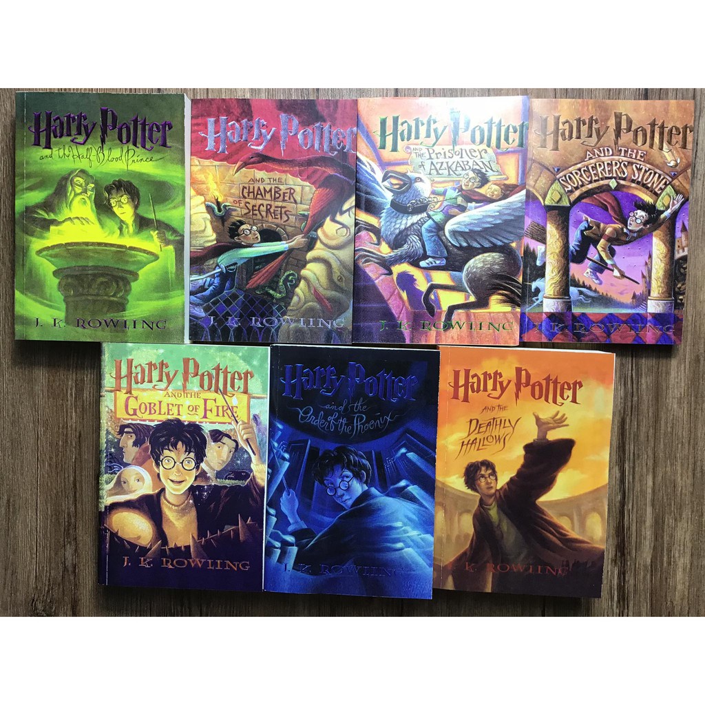 Combo 8q - Harry Potter (100% tiếng anh)