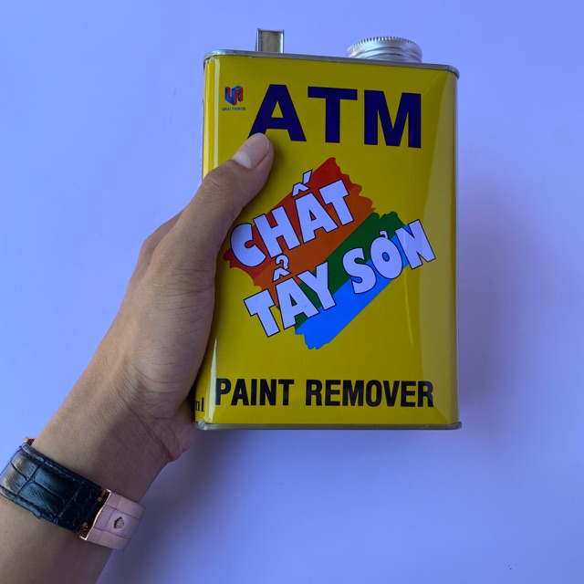 Chất tẩy sơn Kim Khí Dung Anh, chất tẩy sơn ATM 875ml, dung dịch tẩy sơn trên mọi chất liệu