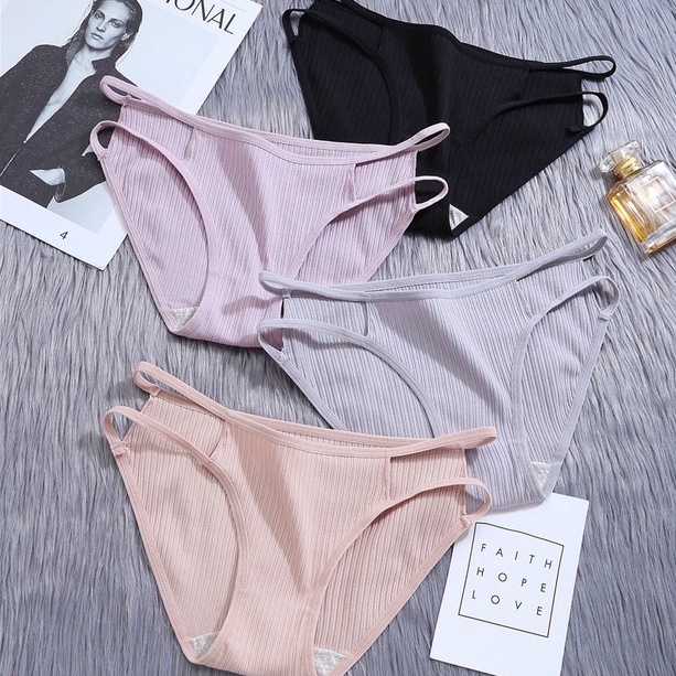 Quần lót nữ cotton kháng khuẩn quần lót sexy kiểu dáng quyến rũ quần lót bigsize XL