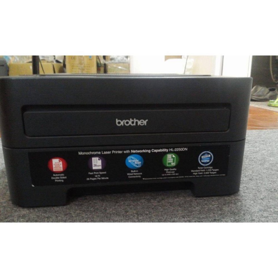 Chính Hãng Máy in Brother HL 2250DN like new - Máy in đảo mặt, tích hợp card mạng | BigBuy360 - bigbuy360.vn
