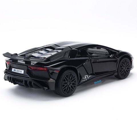 MÔ HÌNH XE XE MÔ HÌNH LAMBORGHINI AVENTADOR LP750-4 SV BLACK 1:32 MINIAUTO