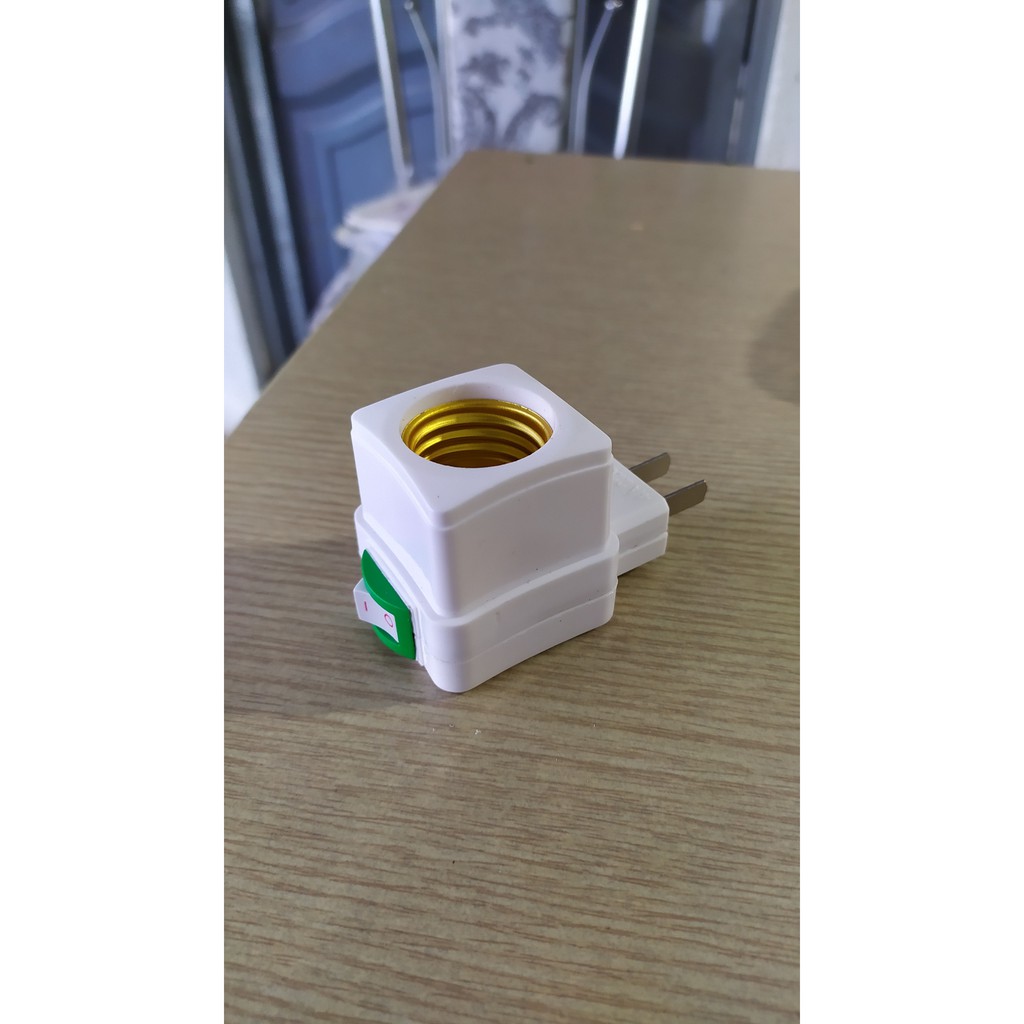 Đui đèn led cắm trực tiếp, có công tắc (Không kèm bóng) - Loại tốt