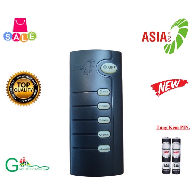 điều khiển quạt asia treo tường,quạt cây chính hãng