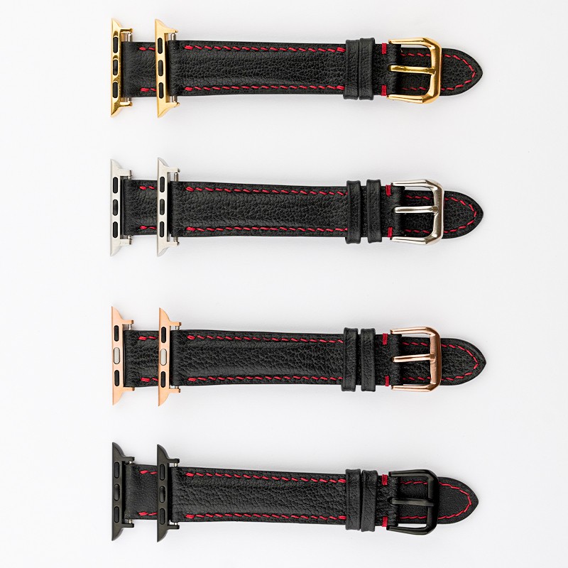 Dây Đồng Hồ Da Khóa Bướm,Dây Da Đồng Hồ Thời Trang Apple Watch 14mm,16mm,18mm,20mm,22mm,24mm, mã AL183732.