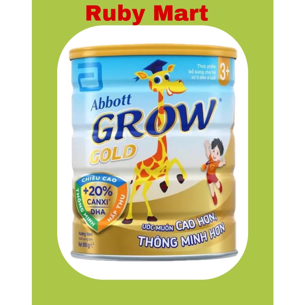 Sữa bột Abbott Grow Gold 3+ Hương Vani 900g/1700g