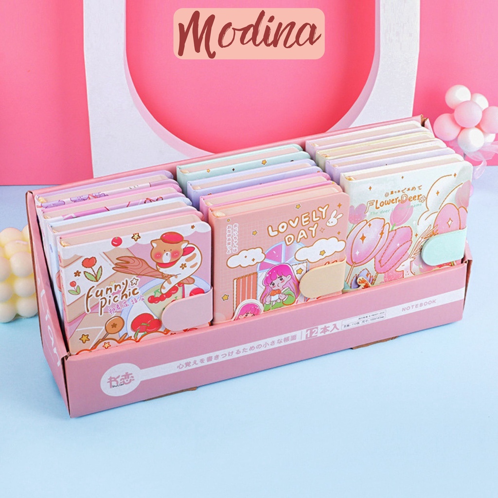 Sổ tay cute dễ thương a6 MODINA, vở ghi chép kiểu Hàn quốc cute