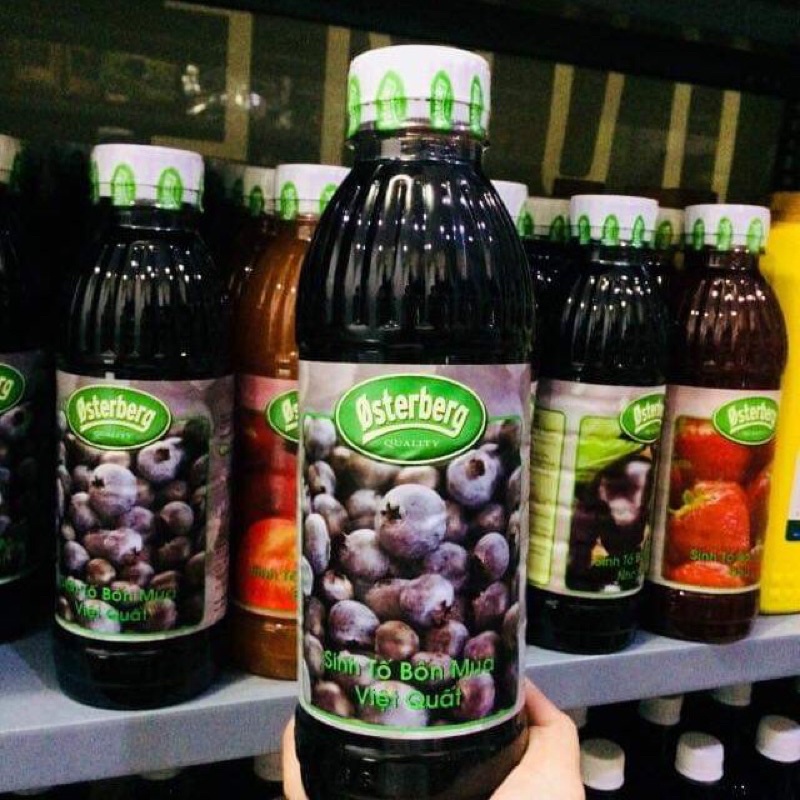 Sinh tố Osterberg Việt Quất (Blueberry crush) 1.000 ml 1 lít