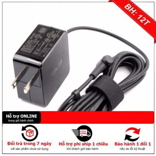 Sạc dành cho Laptop Asus 19v-2.37a vuông (Chân nhỏ - Cỡ chân sạc: 4,0 x 1,35 mm)- Hàng Nhập Khẩu